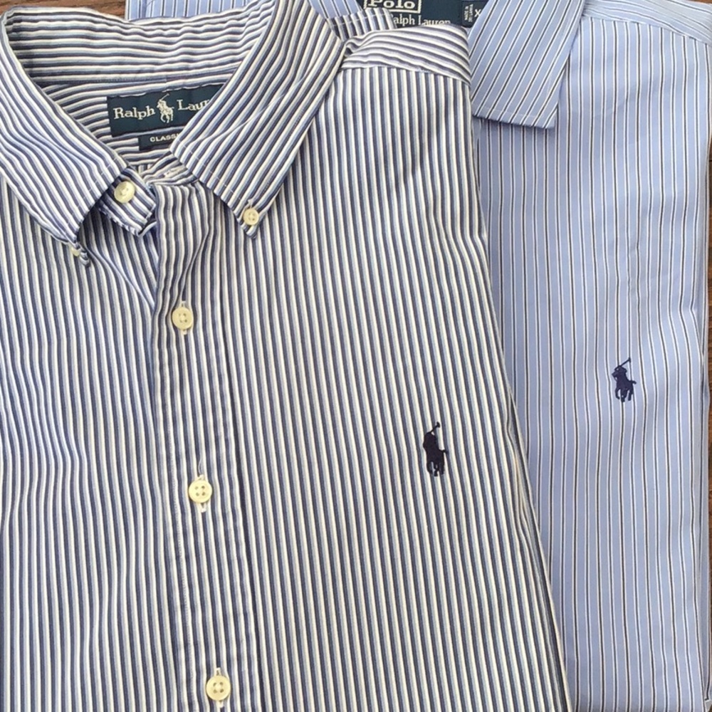 PRICE DROP‼️ 2 RALPH LAUREN Shirts Sz XL EUC